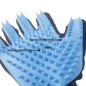 Pet bath sprayer with brush for dogs and cats cleaning