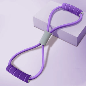 Durable TPE fitness band for arms legs and back exercises