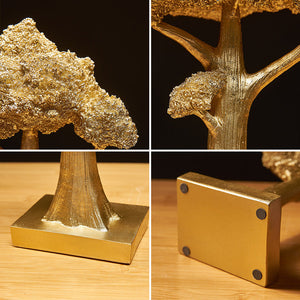Luxury resin desk decoration for office and living room