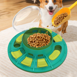 Slow feeder dog toy for reducing boredom and fast eating