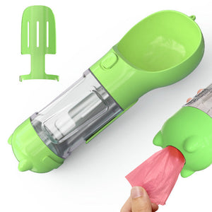Leak proof pet hydration bottle for outdoor use