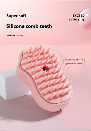 Dog and cat grooming tool for shiny and clean coat care
