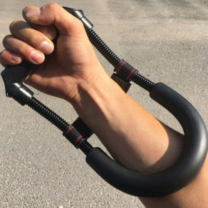Foam grip wrist trainer for fitness and muscle building