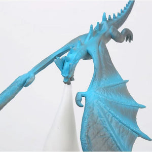 Dragon breathing LED lamp with fire and frost lighting effect