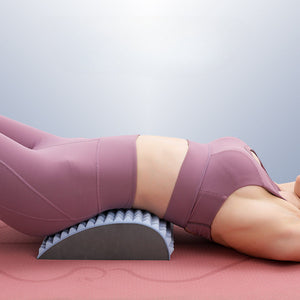 Ergonomic spine stretching support pillow for posture correction