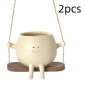 Decorative plant pot for indoor and outdoor home styling