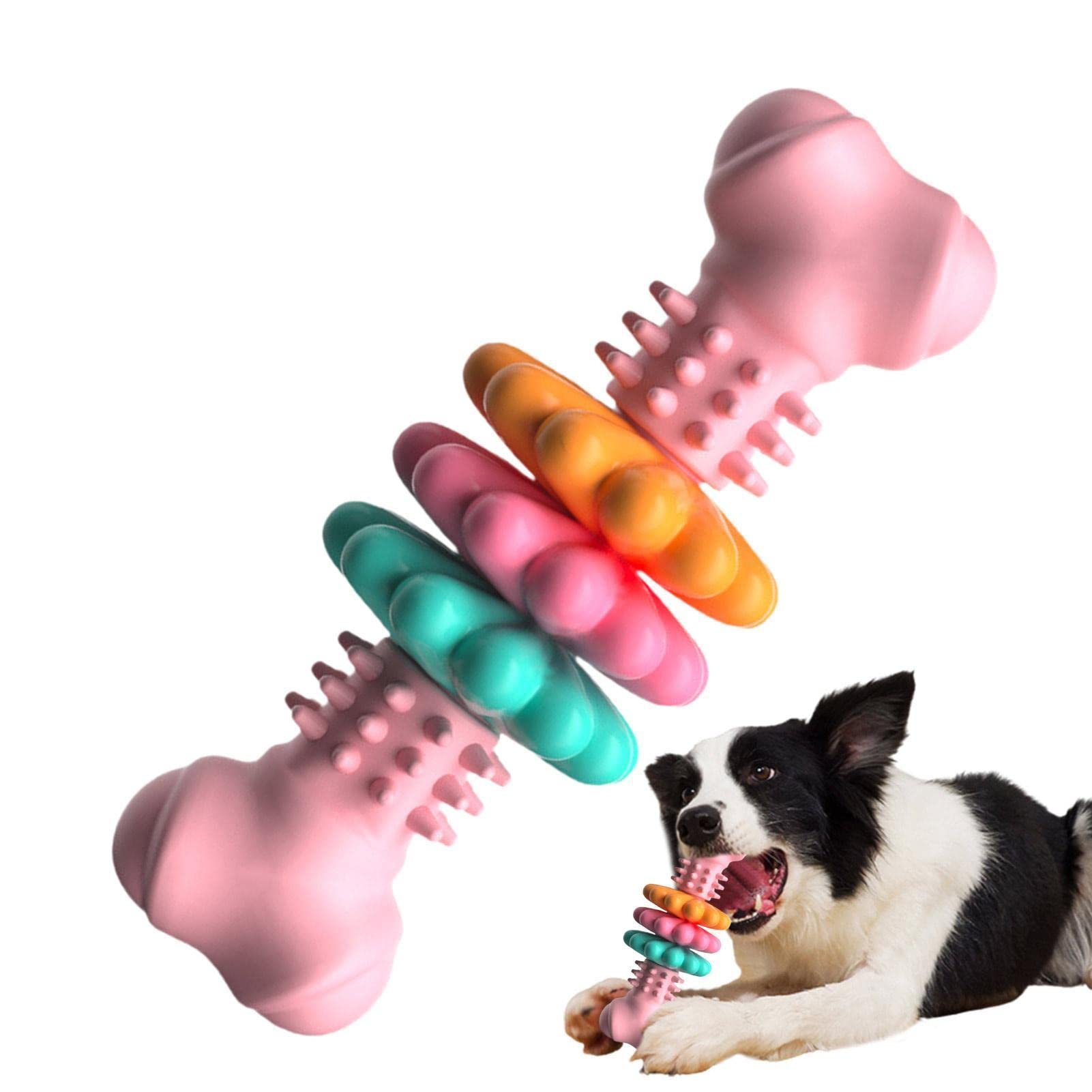 Bone shaped dog toy for reducing boredom and anxiety
