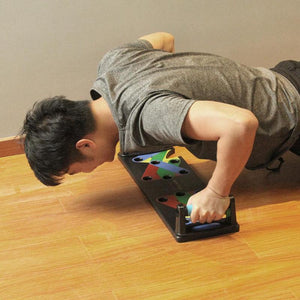 Upper body muscle workout board for home gym exercise routines