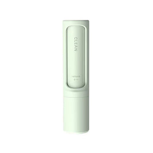 Self cleaning lint brush for removing pet fur from sofas

