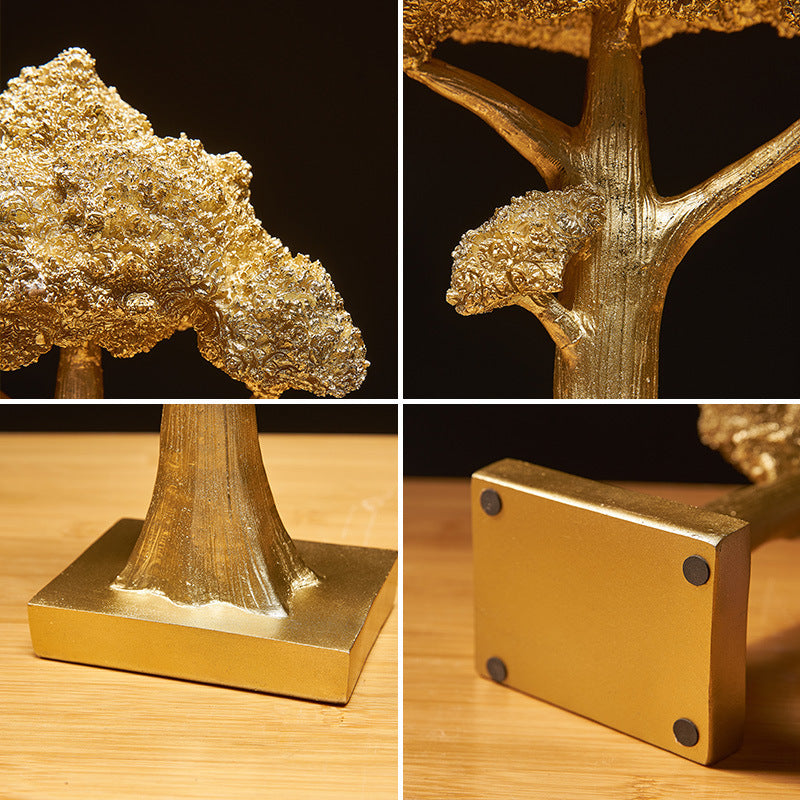 Luxury resin desk decoration for office and living room
