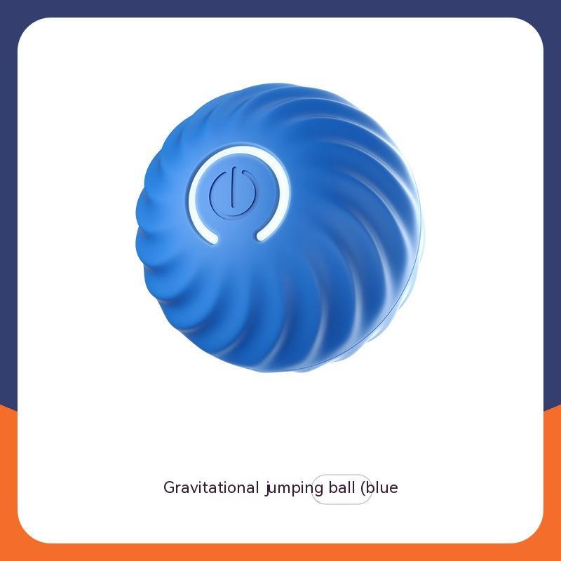 Rubber dog toy for improving strength and coordination
