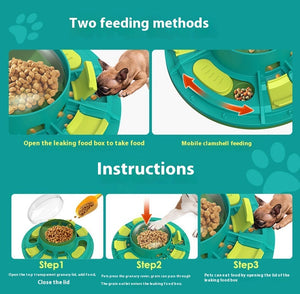 Pet puzzle toy designed to improve dog intelligence skills
