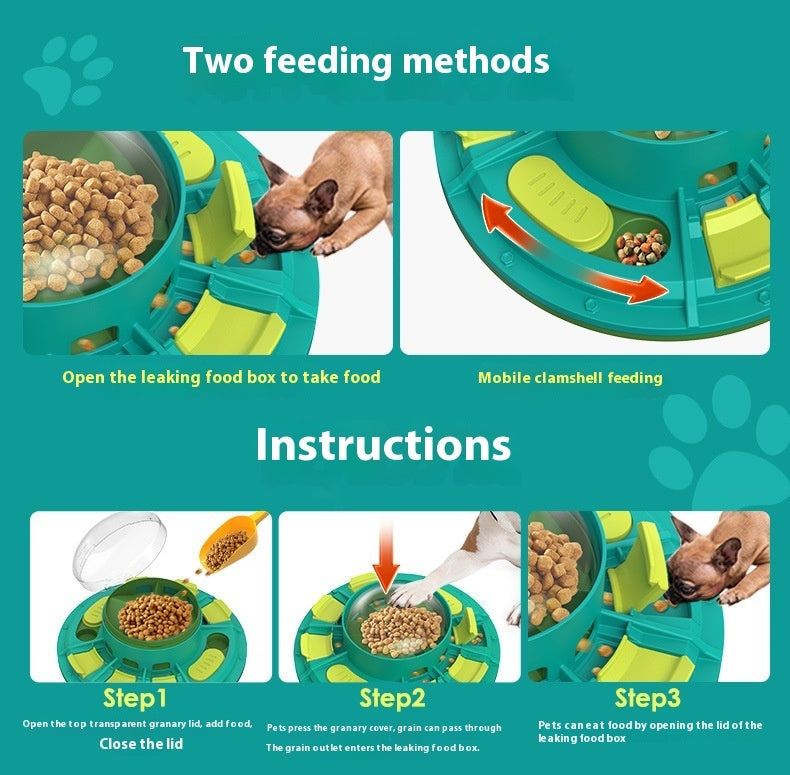 Pet puzzle toy designed to improve dog intelligence skills
