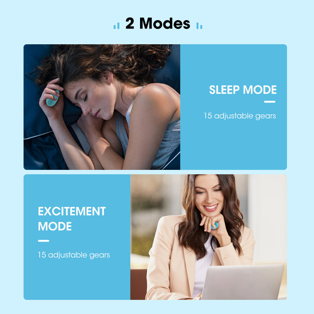 Compact green sleep device for stress and insomnia relief

