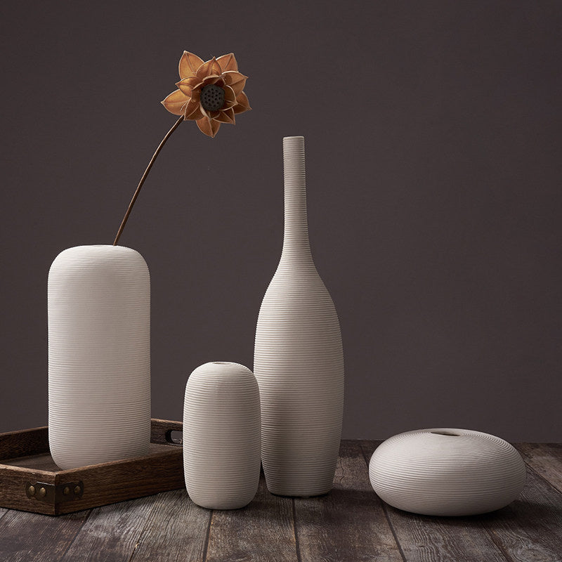 Elegant ceramic vase for minimalist home interior styling