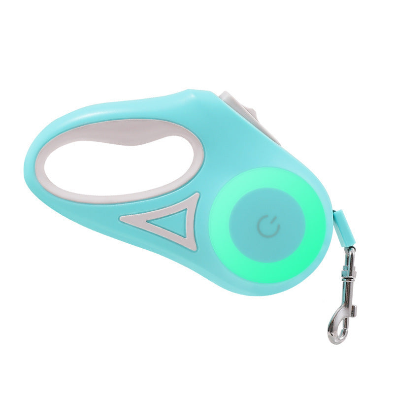 Colorful retractable pet leash for comfortable daily walks
