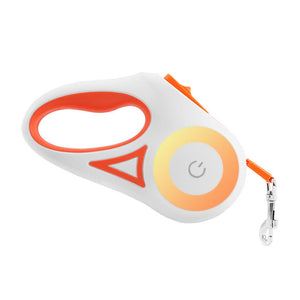 Colorful retractable pet leash for comfortable daily walks
