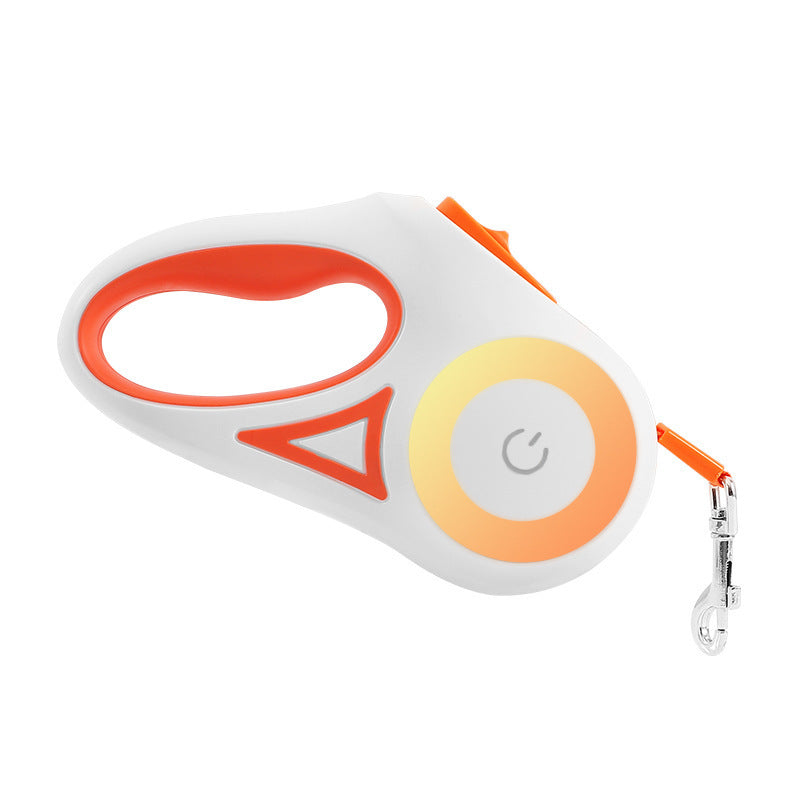 Colorful retractable pet leash for comfortable daily walks
