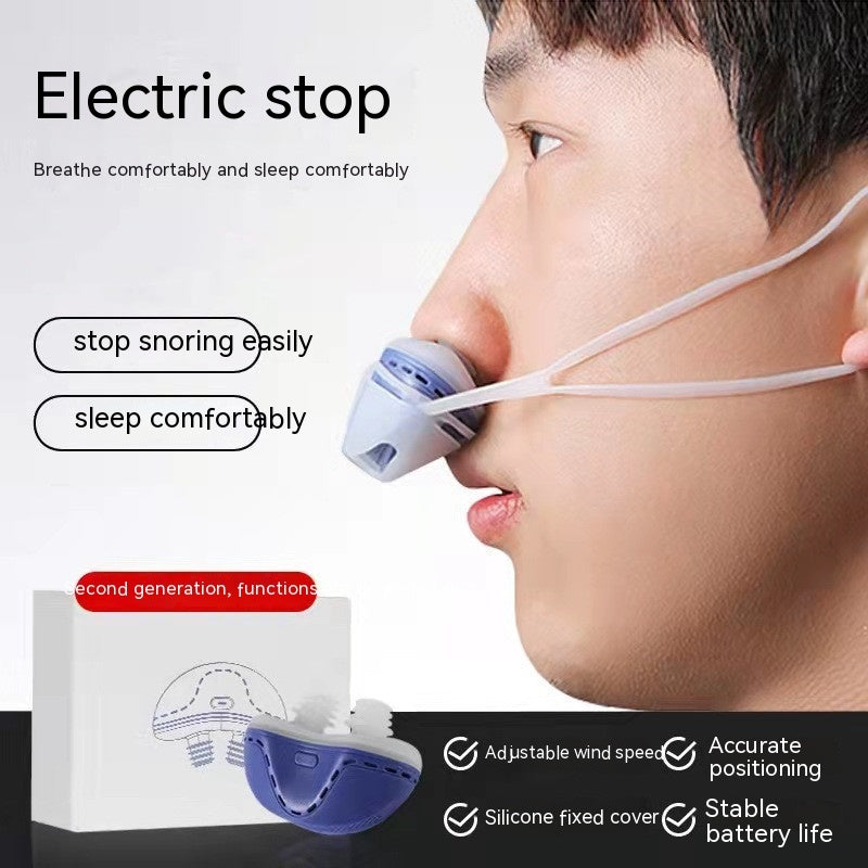 USB rechargeable anti snore mouth device for better sleep
