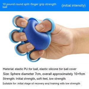 Soft resistance training ball for wrist and finger strength
