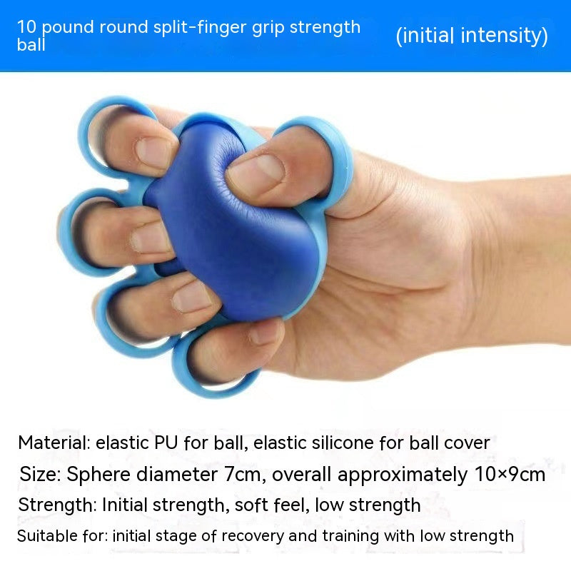 Soft resistance training ball for wrist and finger strength
