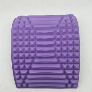 Back stretcher pillow for lumbar and neck pain relief
