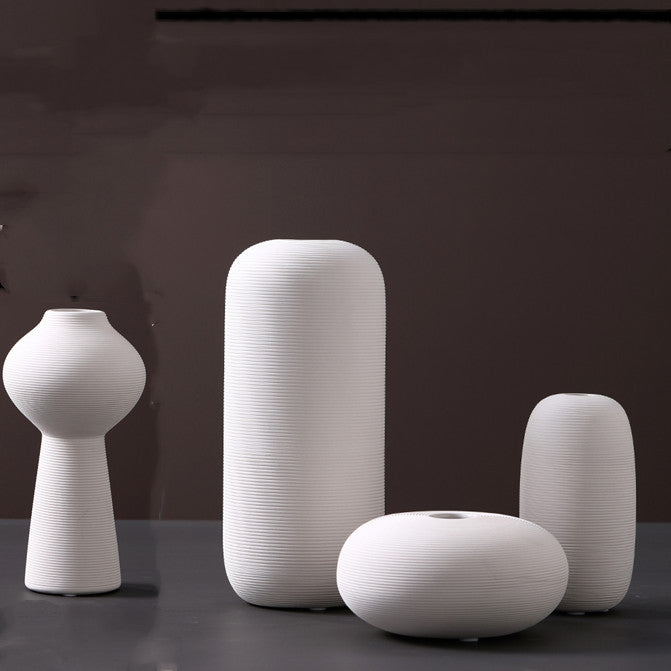 Nordic Scandinavian ceramic vase for modern home decor
