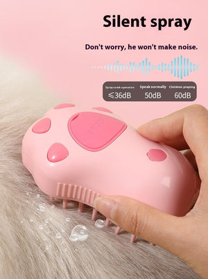 Pet massage comb brush for relaxing grooming experience