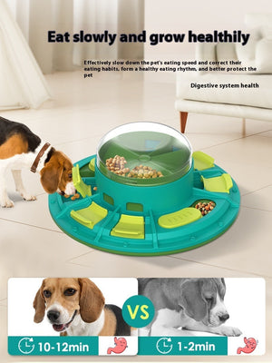 Pet puzzle toy designed to improve dog intelligence skills
