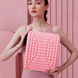 Back stretcher pillow for lumbar and neck pain relief
