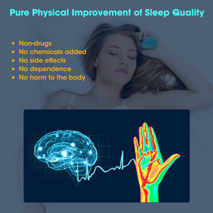 Portable sleep aid device with adjustable intensity levels
