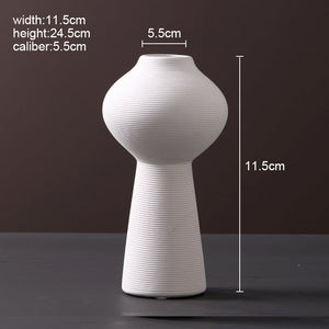 Elegant ceramic vase for minimalist home interior styling
