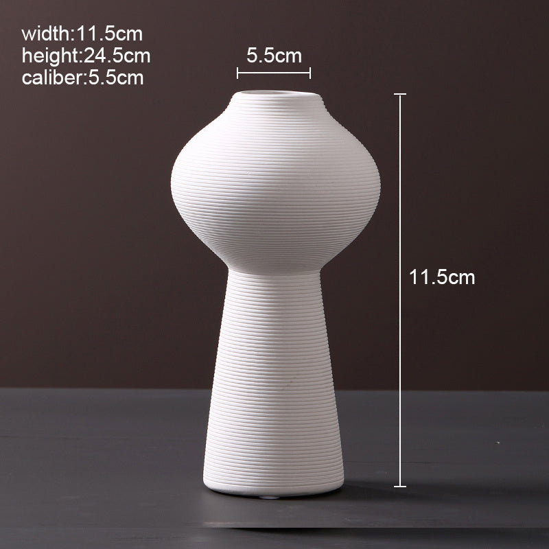 Elegant ceramic vase for minimalist home interior styling
