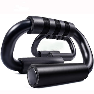 S shape push up bracket rack for home fitness training
