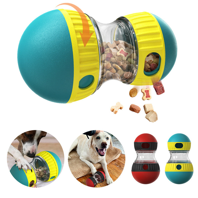 Interactive pet toy that slows eating and prevents boredom
