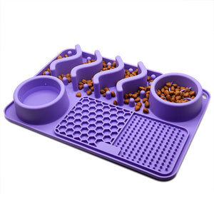 Silicone licking mat for slow feeding dogs and puppies
