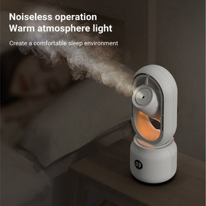 Portable desktop fan with adjustable speed settings
