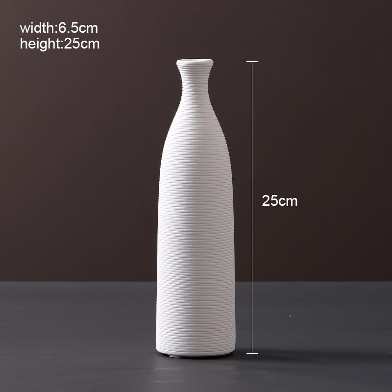 Nordic Scandinavian ceramic vase for modern home decor
