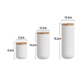 Eco friendly ceramic container for storing herbs and spices
