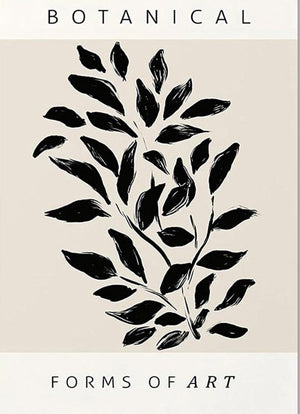 Abstract bohemian wall art poster on canvas for home decor
