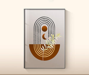 Modern plant themed wall painting for home interiors
