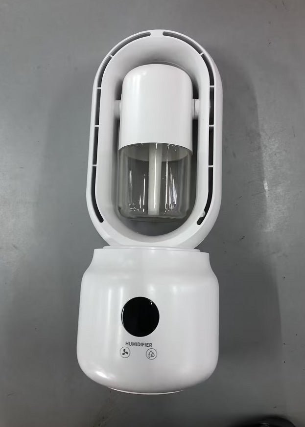 Portable mist spray USB fan with bladeless design
