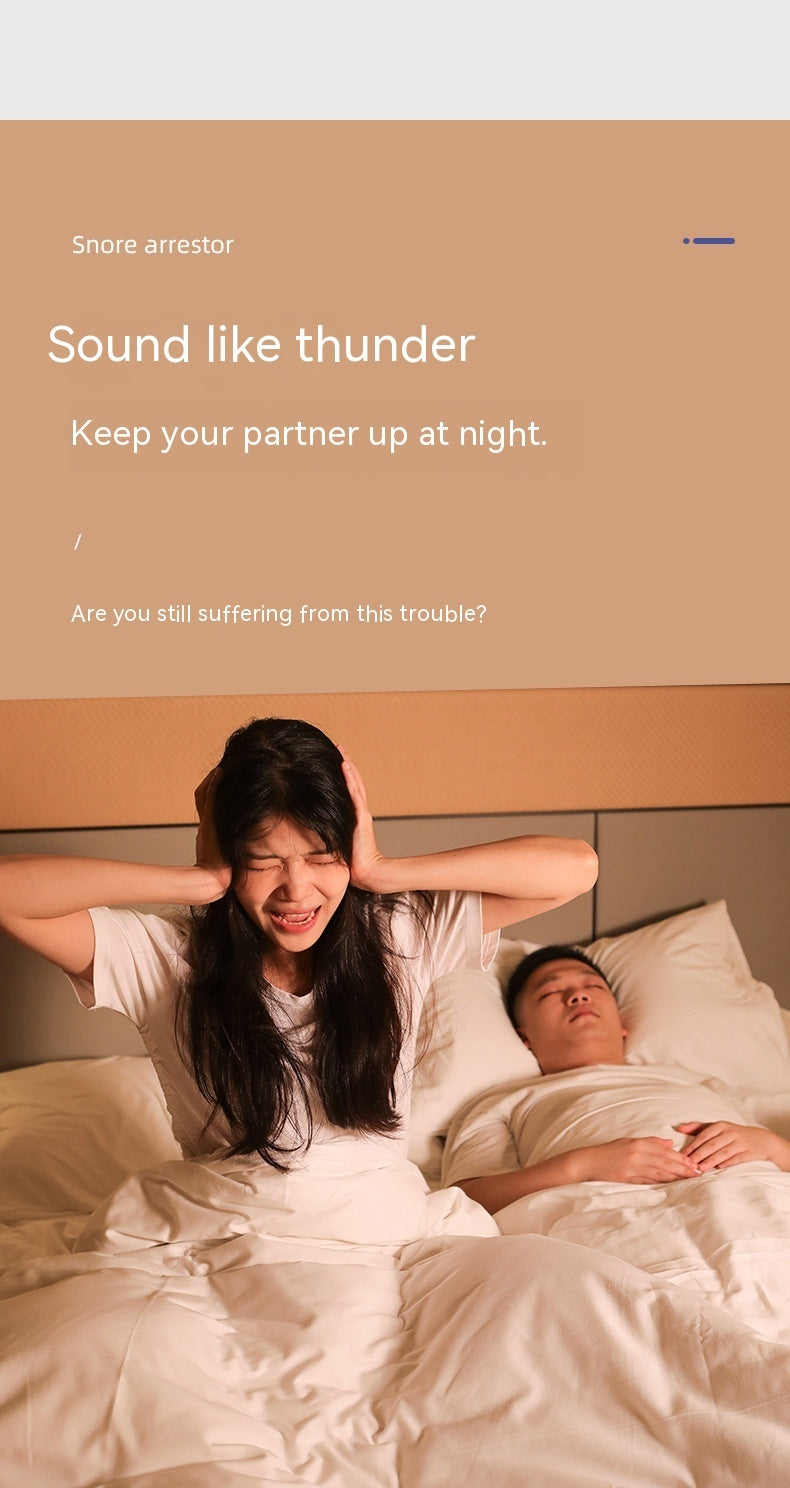 Soft silicone anti snoring appliance for nightly use
